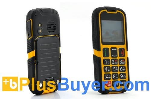 Rugged Senior Citizen Phone (Dual SIM, Quad Band, Bluetooth, SOS)