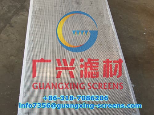 wedge wire flat panel screen