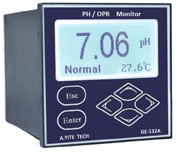 GE-132 PH & OPR Analyzer Monitor Meter