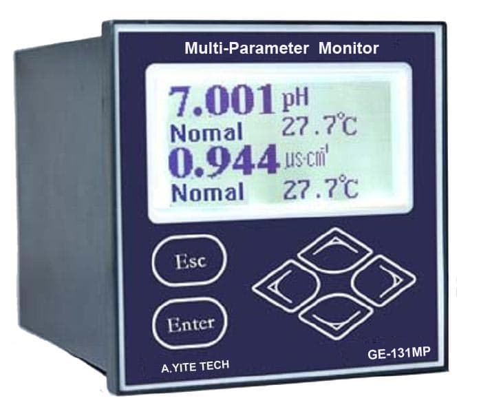 GE-131  Multi-Parameter Water Monitor (PH ORP Conductivity Temperature Analyzer Meter)