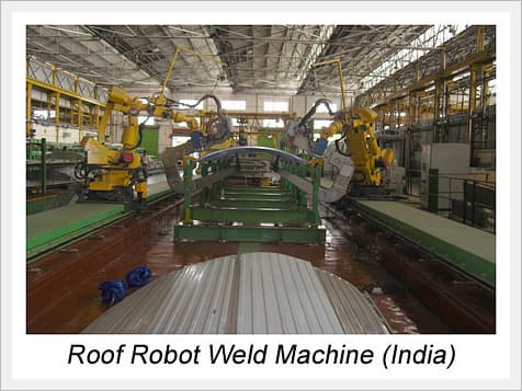 Roof Robot Weld Machine