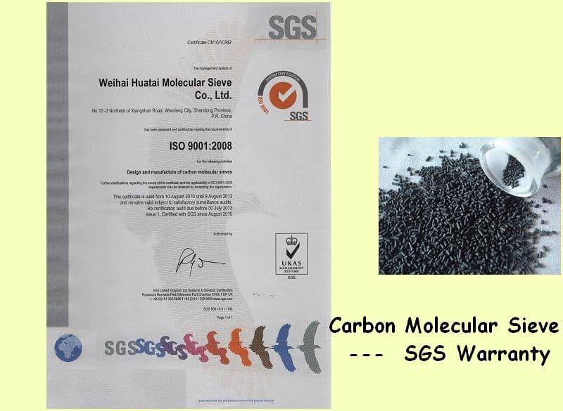 carbon molecular sieve for PSA nitrogen generator