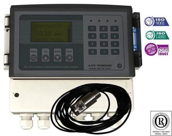 GE-135 Luminescent Optical Dissolved Oxygen Analyzer(Water Online Industry Monitor Meter)