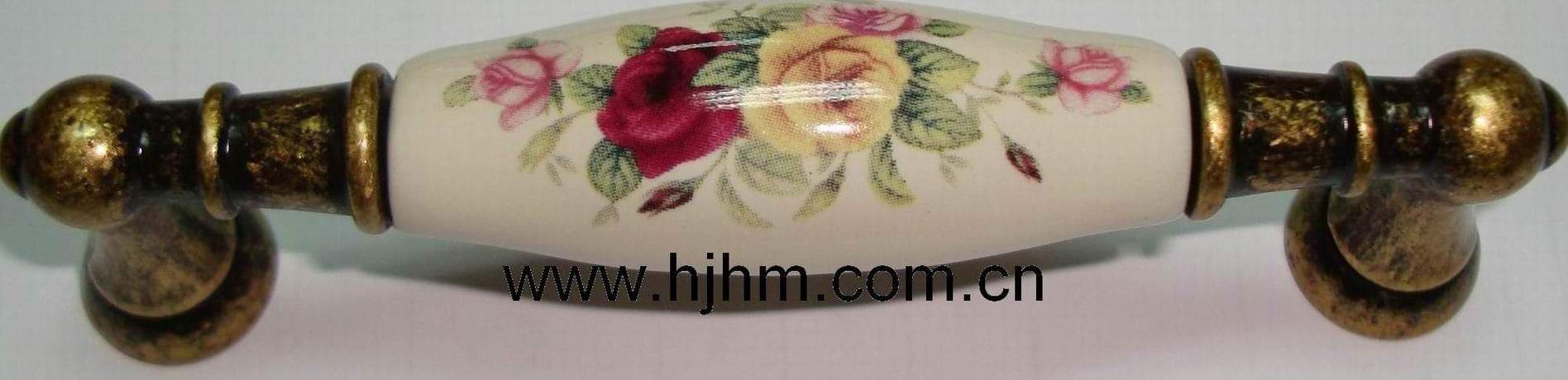 flower ceramic handle