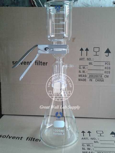 Lab filtration apparatus