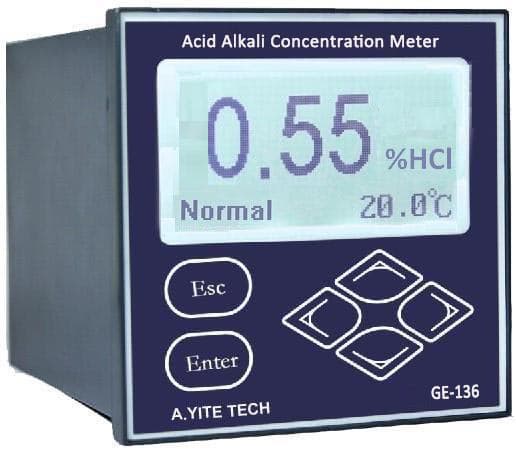 GE-136 Acid Alkali Concentration Meter (Water Online Industry Monitor Analyzer)