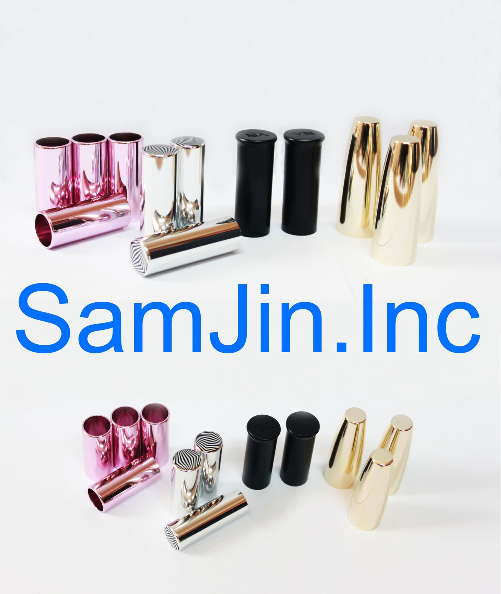 Anodized Aluminum Perfume & Cosmetic Bottle Caps and Jar