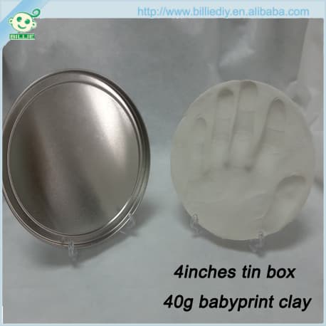 4 inches tin box baby keepsake kit