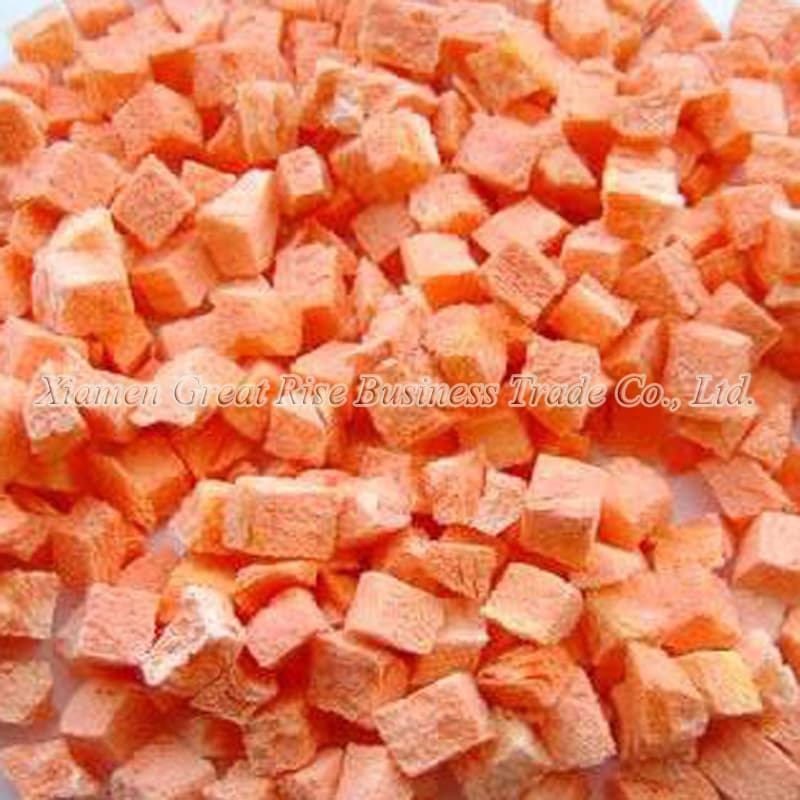 FD/AD carrot dice, dehydrated vegetables