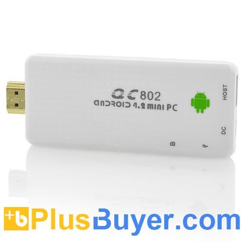 Generation - 1.6GHz Quad Core Android 4.2 TV Dongle (2GB RAM, HDMI, White)