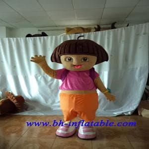 Dora mascot costume