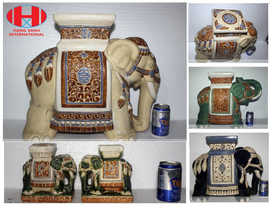 Ban Don Elephant ceramic handicraft souvenir