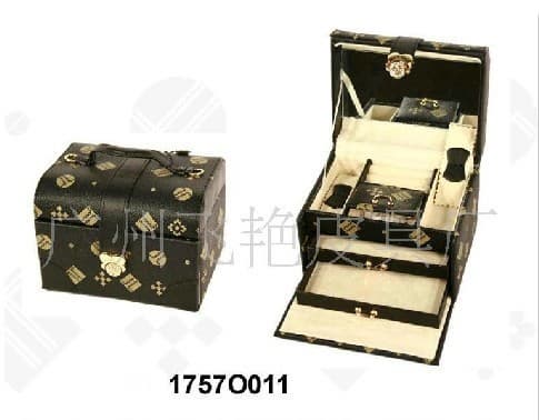 Fashion Leather jewelry case, beautiful case