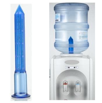 Water dispenser anti-bacterial bar