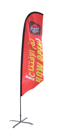 Beach flag, beach banner, zoom flags, Ad flag