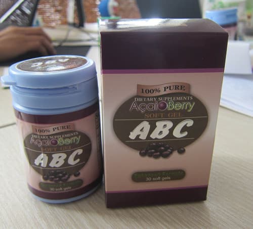 ABC Acai berry Botanical Weight loss supplement softgel
