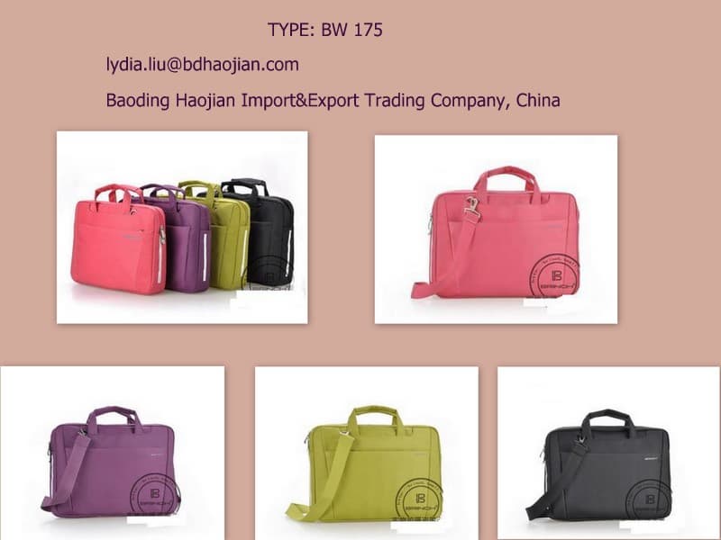 nylon fashion women laptop bags