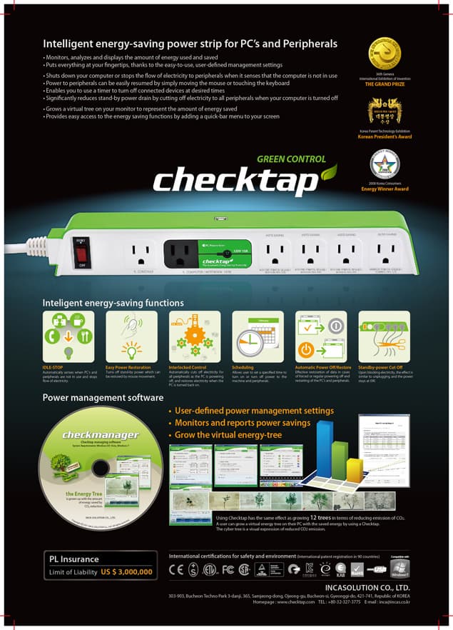 energy saving Checktap
