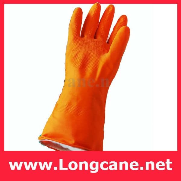 Orange Industrial Rubber Glove