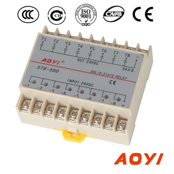 8 input 8 output 40A solid state relay ST8-5D