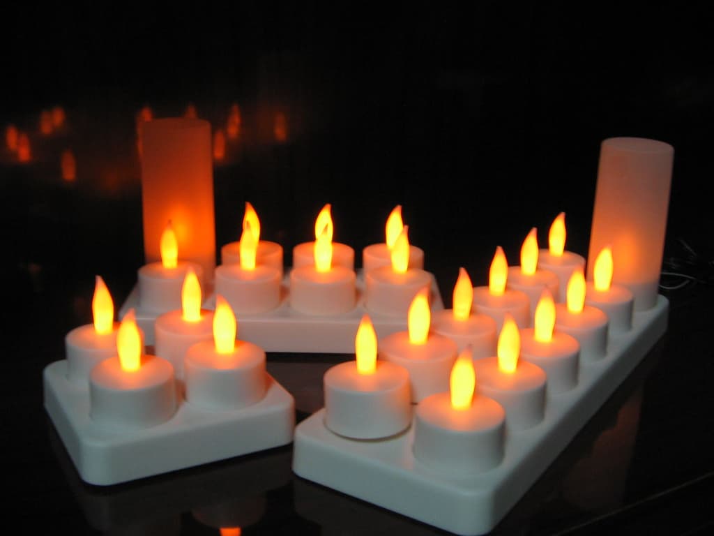 led rechargeable candle