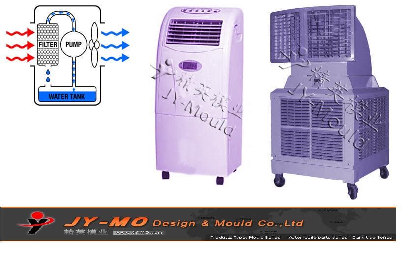 plastic evaporate air cooler mould,JY-Mould