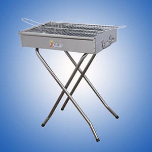 Stainless steel BBQ smoker grill