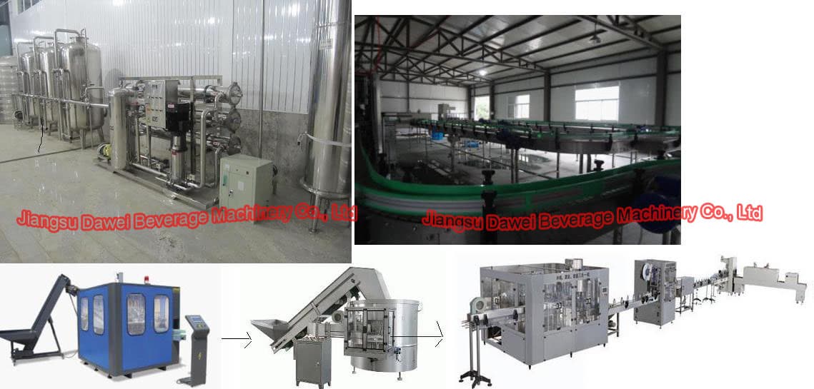 water filling machine line ( turnkey project)