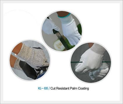 Cut Resistant Palm Coated Gloves