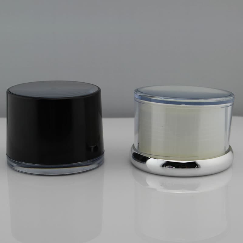 acrylic cosmetic cream jar