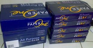 Paperone  A4 80GSM copy paper $0.30 USD/REAM