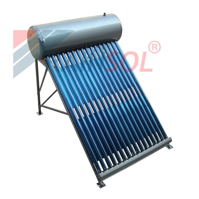 Integrated low pressurized solar water heater