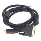 1080P HDMI Male to 24+1 Pins DVI Male Connection Cable (1.5M)