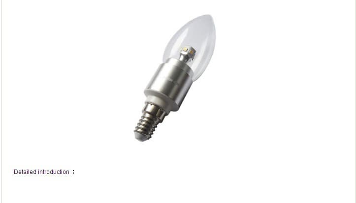Led Candle Bulb-E14-4W
