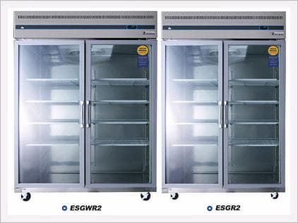 Glass Door Upright Reach-Ins Refrigerator