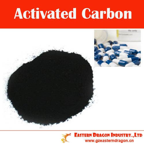Wood powdered activated carbon for medical treatment