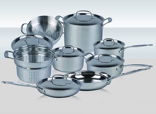 14PCS stainless steel cookware set