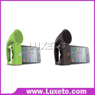 Silicone Horn Stand Speaker for iPhone 4 / 3GS / 3G /4G/3G