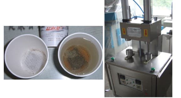 Tea cup machine / Tea hidden machine