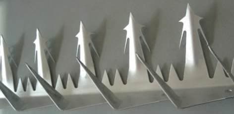 Wall Spikes made from stainless steel or galv