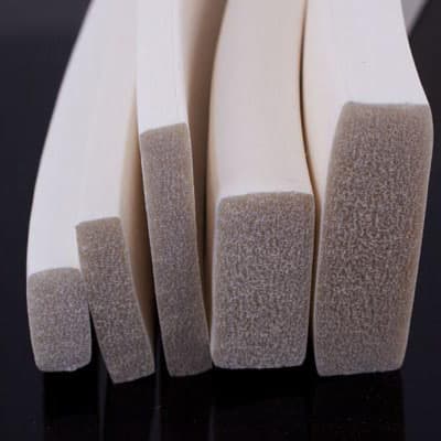 silicone foam strip / cord / rod