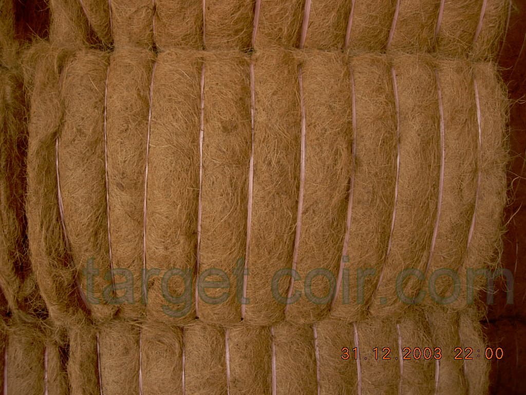 brown coir fiber