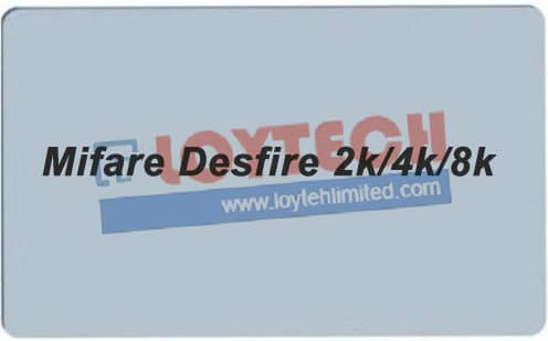 Mifare Desfire 8k Blank PVC Card