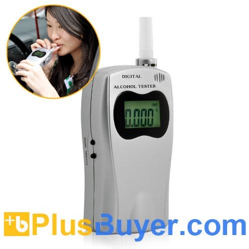 Deluxe Breathalyzer - Alcohol Tester with LCD Screen