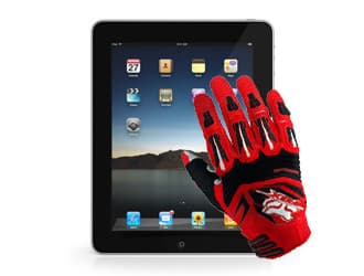 Touchscreen gloves for mobile phones and tablet PCs