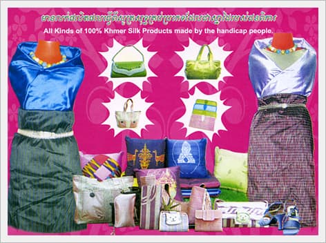 All Kinds of 100 Percent Khmer Silk Products
