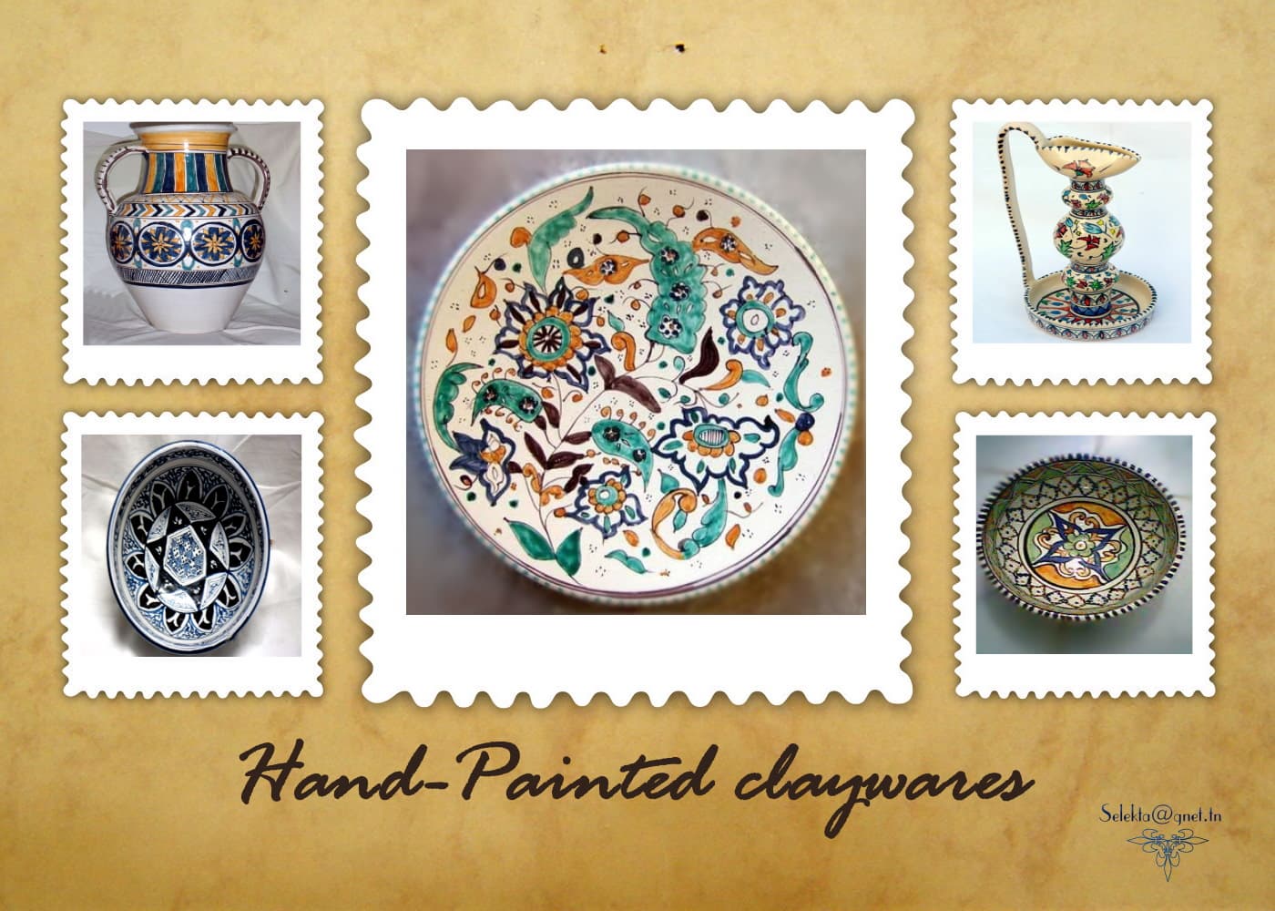 Hand Painted claywares