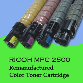 Ricoh MPC2500 Remanufactured Color Toner Cartridge