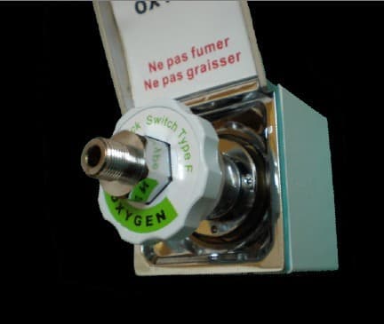 medical gas outlet  gas terminal unit with probe/ pin index/ quick connector