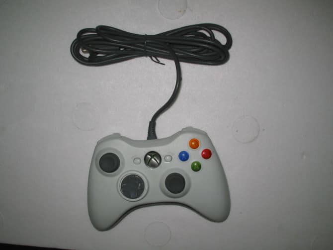 wired controller for xbox360 video game accessory